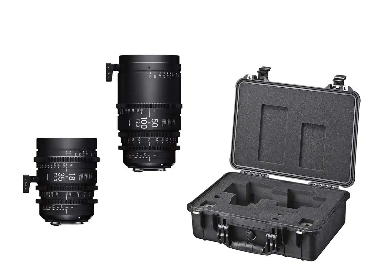 18-35mm T2 + 50-100mm T2 Set with Case 18-35mm T2 + 50-100mm T2 Set with Case